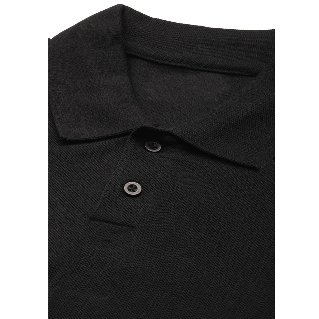 3-Pack Men's Short Sleeve Pique Polo Shirt with Ribbed Collar and Breathable Cotton-Blend Fabric (S-3XL)