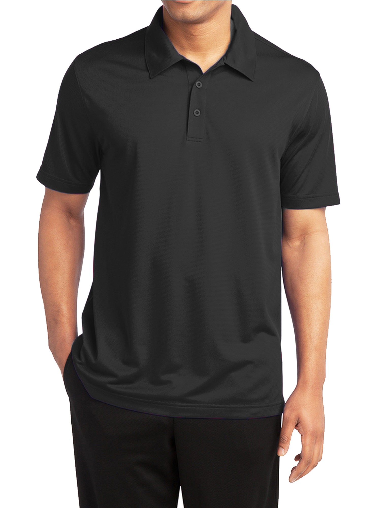 Men's Short Sleeve Polo Shirts – Moisture-Wicking, Stretch Knit, Tagless, Regular Fit for All-Day Comfort