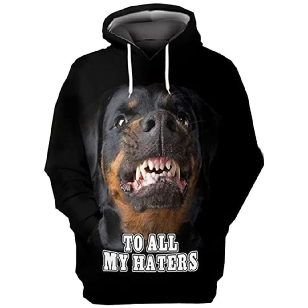 3D Graphic Printed Hoodies Dog